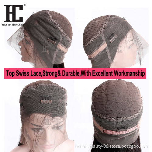 360 Lace Frontal Wig Pre Plucked With Baby Hair Brazilian Body Wave Human Hair Wigs Remy Hair Lace Front Wigs